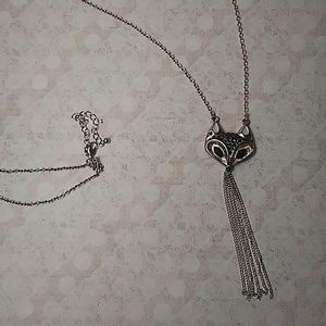 Fox tassel necklace